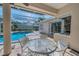 Enclosed pool and patio offering a private outdoor living space at 4693 Aylesford Dr, Palm Harbor, FL 34685