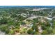 Scenic aerial shot displaying the property in a verdant neighborhood, highlighting nearby parks and community features at 8505 N Brooks St, Tampa, FL 33604