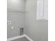 Utility room with washer and dryer hookups and shelving at 8505 N Brooks St, Tampa, FL 33604
