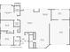 Detailed floor plan illustrating the home's layout with living room, kitchen, bedrooms, bathrooms and garage dimensions at 1112 38Th Ne Ave, St Petersburg, FL 33704