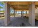 Open under house area, perfect for parking and storage, with easy access to backyard and waterfront at 1827 Venetian Point Dr, Clearwater, FL 33755