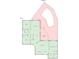 Detailed floor plan showcasing the layout of the home, including the bedrooms, kitchen, and living spaces at 2029 Winding Oaks Dr, Palm Harbor, FL 34683