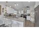 Modern kitchen featuring stainless steel appliances and granite countertops at 224 Ontario Ave, Crystal Beach, FL 34681