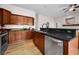 Kitchen featuring granite countertops and stainless steel appliances at 2997 Eagle Estates E Cir, Clearwater, FL 33761
