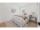 Cozy bedroom featuring a comfortable bed, stylish decor, and a serene atmosphere at 4561 21St S Ave, St Petersburg, FL 33711