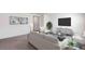 Bright and airy living room featuring neutral furniture and modern decor at 5231 Salt Marsh Rd, Wimauma, FL 33598