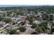 Aerial view of property showcasing mature trees, the home's location, and the neighborhood at 633 47Th N Ave, St Petersburg, FL 33703