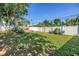 Expansive backyard, enclosed by a privacy fence, offers a secure and private outdoor space at 633 47Th N Ave, St Petersburg, FL 33703
