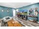 Living room with modern decor and wood-look floors at 633 47Th N Ave, St Petersburg, FL 33703
