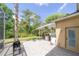 Covered outdoor kitchen and entertaining space at 8376 Golden Prairie Dr, Tampa, FL 33647