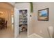 Walk-in pantry offering ample storage space for groceries and household goods at 8376 Golden Prairie Dr, Tampa, FL 33647