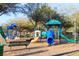 Colorful community playground with slides, climbing structures, and play areas for children at 8376 Golden Prairie Dr, Tampa, FL 33647