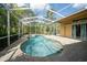 Beautiful screened in pool with ample room for entertaining at 8376 Golden Prairie Dr, Tampa, FL 33647