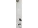 Close up of shower with white subway tile and metal fixtures at 930 Balsamina Dr, Brandon, FL 33510