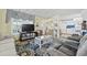 Comfortable living space with large TV, seamless flow to kitchen with cozy seating at 9790 66Th N St # 160, Pinellas Park, FL 33782