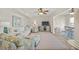 A cozy living room with stylish furniture and decor at 9950 62Nd N Ter # 316, St Petersburg, FL 33708