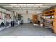 Spacious garage with ample storage space, laundry area, and a clean, organized layout at 1250 12Th Sw Ct, Largo, FL 33770