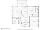 Detailed floor plan showcasing the layout of the home, including room dimensions and relationships at 1805 Granville Ln, Sun City Center, FL 33573