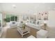 Spacious living room with large windows, comfortable seating, and an open layout at 1805 Granville Ln, Sun City Center, FL 33573