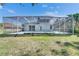 Backyard view of a screened in pool, providing a relaxing and private outdoor space at 21744 Waverly Shores Ln, Land O Lakes, FL 34637