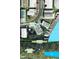 An aerial view of property boundaries, showing building placement and surroundings within the Timber Lake Estates at 34150 Estates Ln, Wesley Chapel, FL 33543