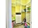 This walk-in closet is neatly organized with ample shelving and storage at 441 Lucerne Ave, Tampa, FL 33606