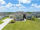 Beautiful one-story home with a well-manicured lawn and attached two-car garage at 5214 Lake Venice Dr, Wimauma, FL 33598