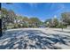 Outdoor community basketball court surrounded by mature trees on a clear day at 5460 Millbrook Way, Palm Harbor, FL 34685
