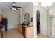 Spacious kitchen with a breakfast bar and modern appliances at 10118 Cleghorn Dr, San Antonio, FL 33576