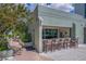 Outdoor bar area with a counter, seating, and a view of the surrounding landscape at 111 N 12Th St # 1614, Tampa, FL 33602