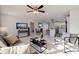 Stylish living area flowing into a modern kitchen, perfect for entertaining guests at 145 174Th Terrace E Dr, Redington Shores, FL 33708