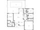 Detailed floor plan showcasing the layout of the home, including bedrooms, bathrooms, and living spaces at 1472 Overland Dr, Spring Hill, FL 34608