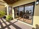 Enjoy water view from the spacious balcony that enhances indoor/outdoor living at 1720 Lighthouse S Ter # 8, South Pasadena, FL 33707