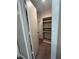Walk-in closet featuring carpet, shelving, and a wire rack for organized storage at 2583 Countryside Blvd # 3102, Clearwater, FL 33761