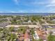 Picturesque overhead view of a neighborhood near the water, highlighting a peaceful environment with mature trees and homes at 4733 W Vasconia St, Tampa, FL 33629