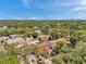 Expansive aerial view of a neighborhood surrounded by lush greenery, showcasing the community's serene and natural setting at 4733 W Vasconia St, Tampa, FL 33629