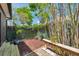 Private backyard oasis with bamboo accents and lush greenery, offering a serene escape at 4733 W Vasconia St, Tampa, FL 33629