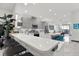 Bright, spacious kitchen boasts a large island with marble countertops and modern stainless steel appliances at 511 45Th N Ave, St Petersburg, FL 33703