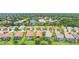 Aerial view of a residential neighborhood with well-maintained homes, landscaping, and community features at 5115 Tobermory Way, Bradenton, FL 34211