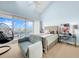 Bedroom with river view, lounge area, and desk at 525 Bahia Beach Blvd, Ruskin, FL 33570