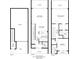 Three-story floorplan with measurements and layout at 525 Bahia Beach Blvd, Ruskin, FL 33570