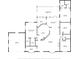 Detailed floor plan showcasing the layout, dimensions, and room arrangements of the home at 5905 Caroline Dr, Wesley Chapel, FL 33545