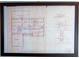 Framed home blueprint illustrating the layout of rooms and dimensions at 8300 37Th N Ave, St Petersburg, FL 33710