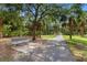Relaxing park bench along a tree-lined path, perfect for enjoying the tranquility of the surrounding nature at 8300 37Th N Ave, St Petersburg, FL 33710