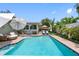 Enjoy this beautiful pool surrounded by a lush, landscaped yard at 8300 37Th N Ave, St Petersburg, FL 33710