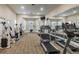 Community gym area with treadmills, weight machines, and ample space for workouts at 10442 Villa View Cir, Tampa, FL 33647