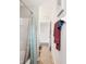 Hallway bathroom with a shower and decorative towels at 12402 Fairlawn Dr, Riverview, FL 33579