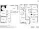 Detailed floor plan showcasing layout for first and second floor including dimensions of rooms at 12402 Fairlawn Dr, Riverview, FL 33579