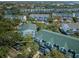 Aerial shot of condo community featuring well-maintained green roofs and manicured landscaping at 14692 Seminole Trl, Seminole, FL 33776