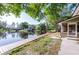 Charming home located on the water featuring a private dock and a serene outdoor setting at 18914 5Th St, Lutz, FL 33548